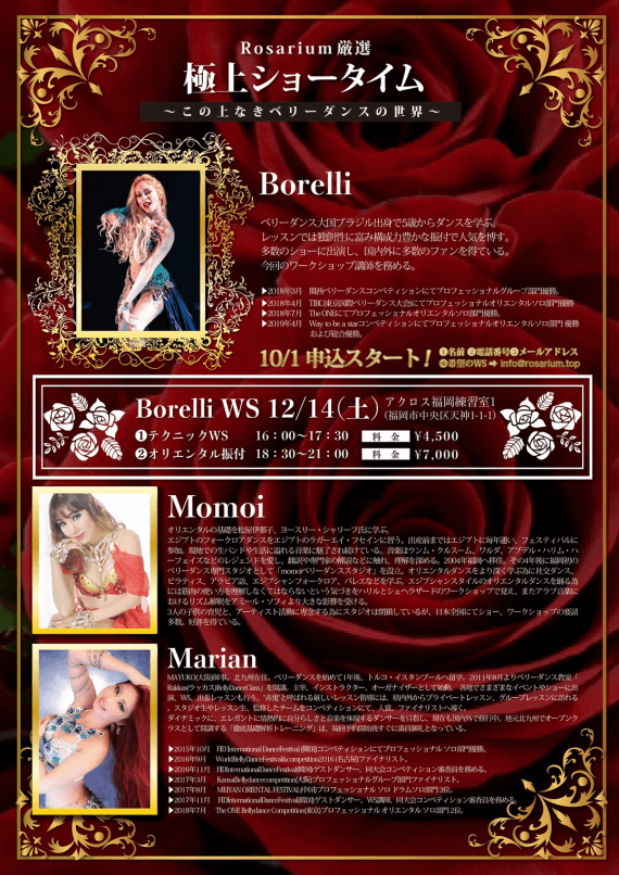 Borelli WSフライヤー